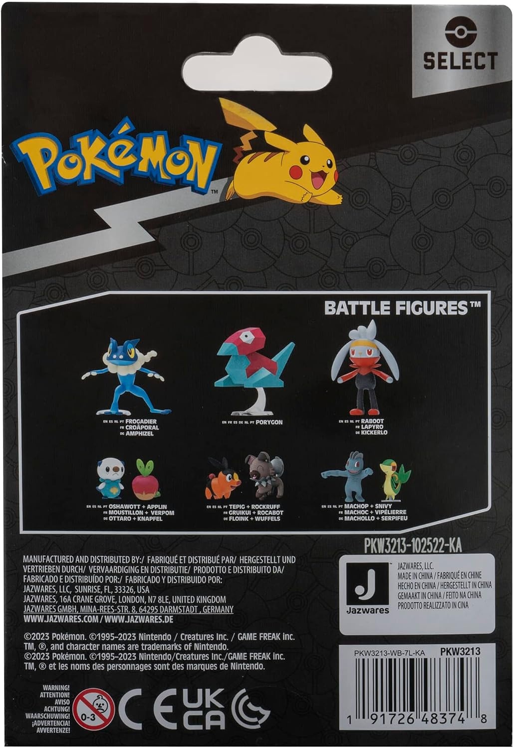 image:imagePokmon Select Evolution 2 Evolution Pack Features 2Inch Toxel and 3Inch Toxtricity Battle FiguresEvolution Pack 2