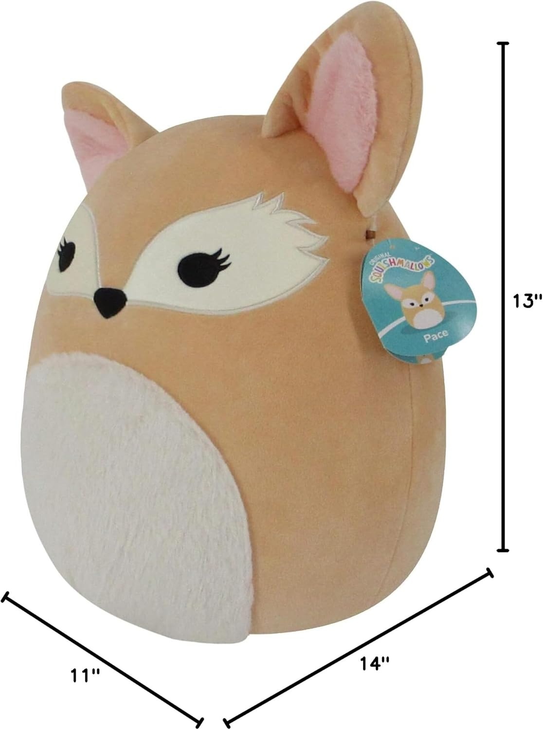 image:imageSquishmallows 14Inch Sunshine Rainbow with Clouds Large Ultrasoft Official Kelly Toy PlushFennec Fox
