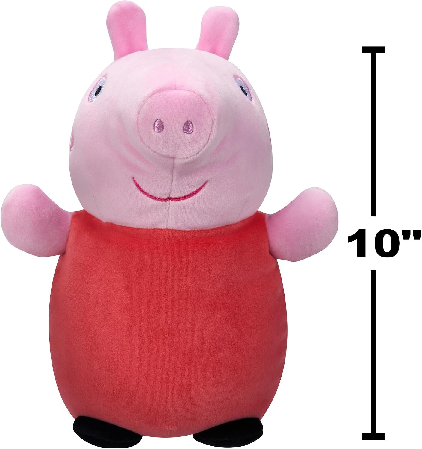 image:imageSquishmallows HugMees Original 10Inch Peppa Pig MediumSized Ultrasoft Official Jazwares Plush