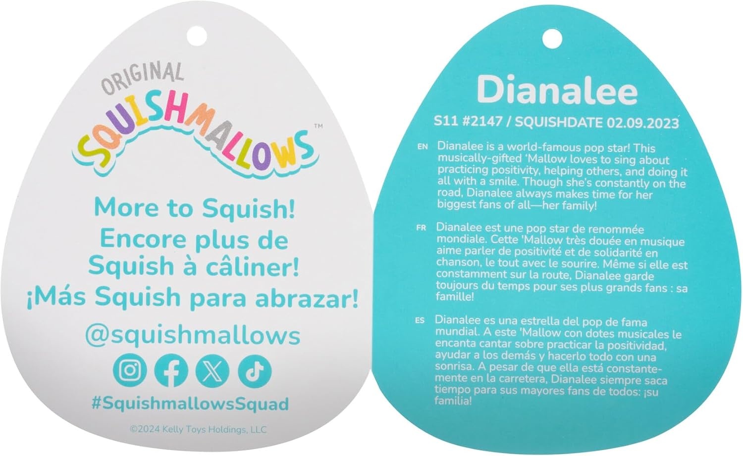 image:imageSquishmallows Original 12Inch Duranga Blue Raccoon Official Jazwares Plush MediumSizedPink Chipmunk