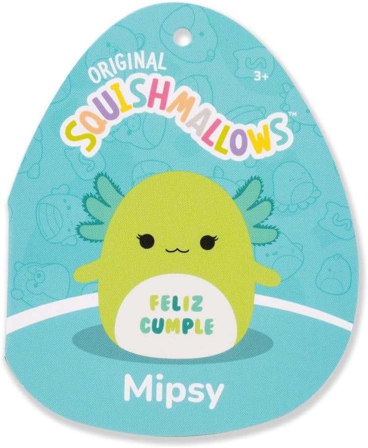 image:imageSquishmallows Original 12Inch Sharon The Teal Shark with Party Hat Confetti Belly Official Jazwares Happy Birthday Plush MediumSizedGreen Axolotl feliz Cumple