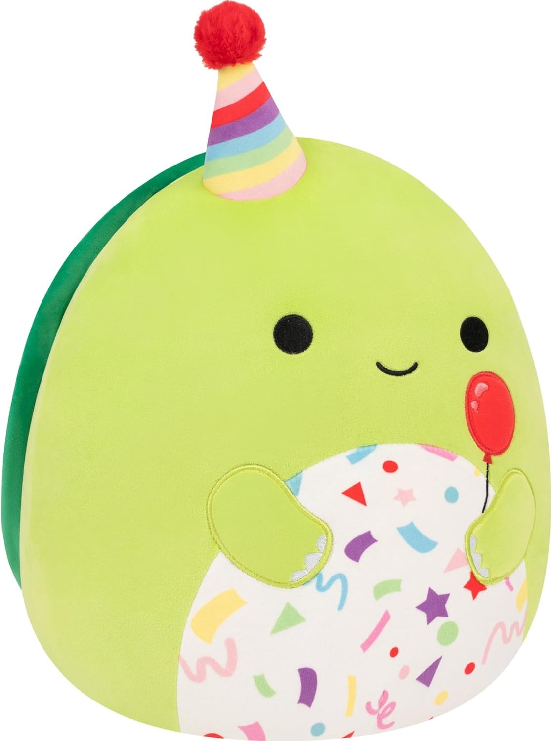 image:imageSquishmallows Original 12Inch Sharon The Teal Shark with Party Hat Confetti Belly Official Jazwares Happy Birthday Plush MediumSizedTurtle With Birthday Hat