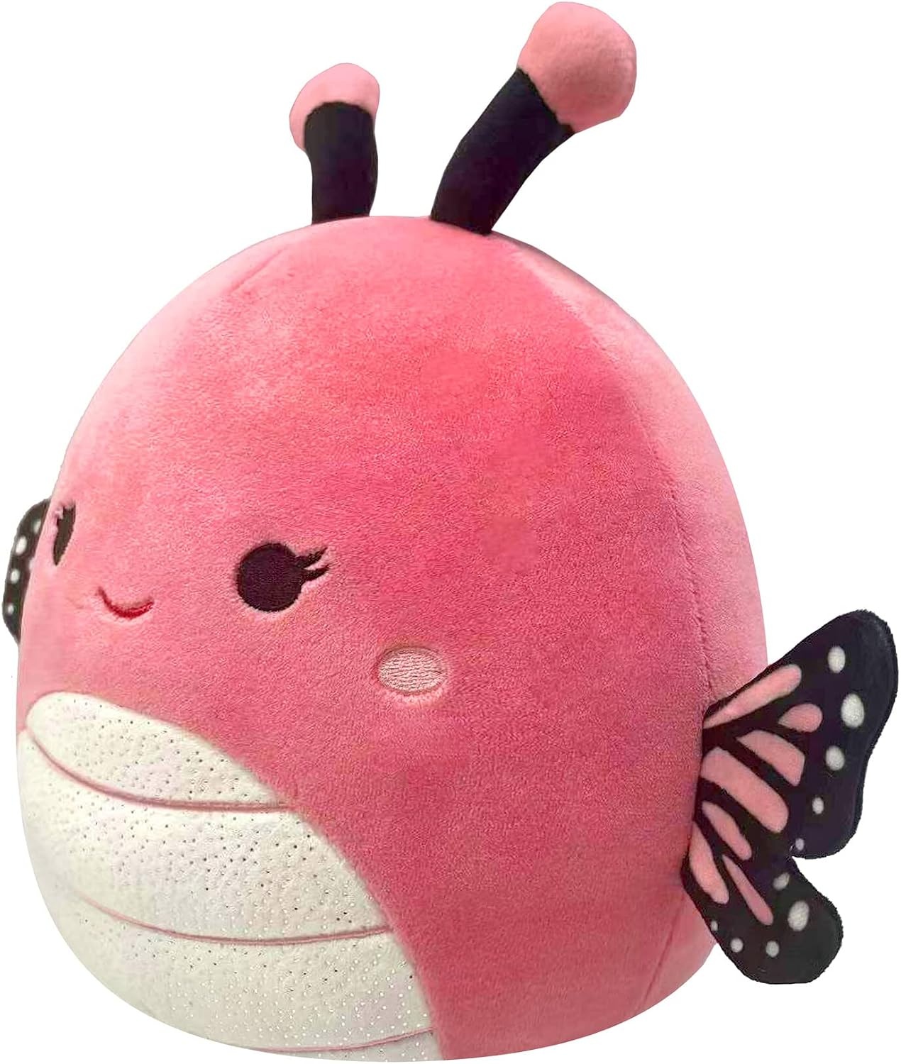 image:imageSquishmallows Original 14Inch Andreina Pink Monarch Butterfly with White Sparkle Belly Large Ultrasoft Official Jazwares Plush Amazon ExclusiveMonarch Butterfly