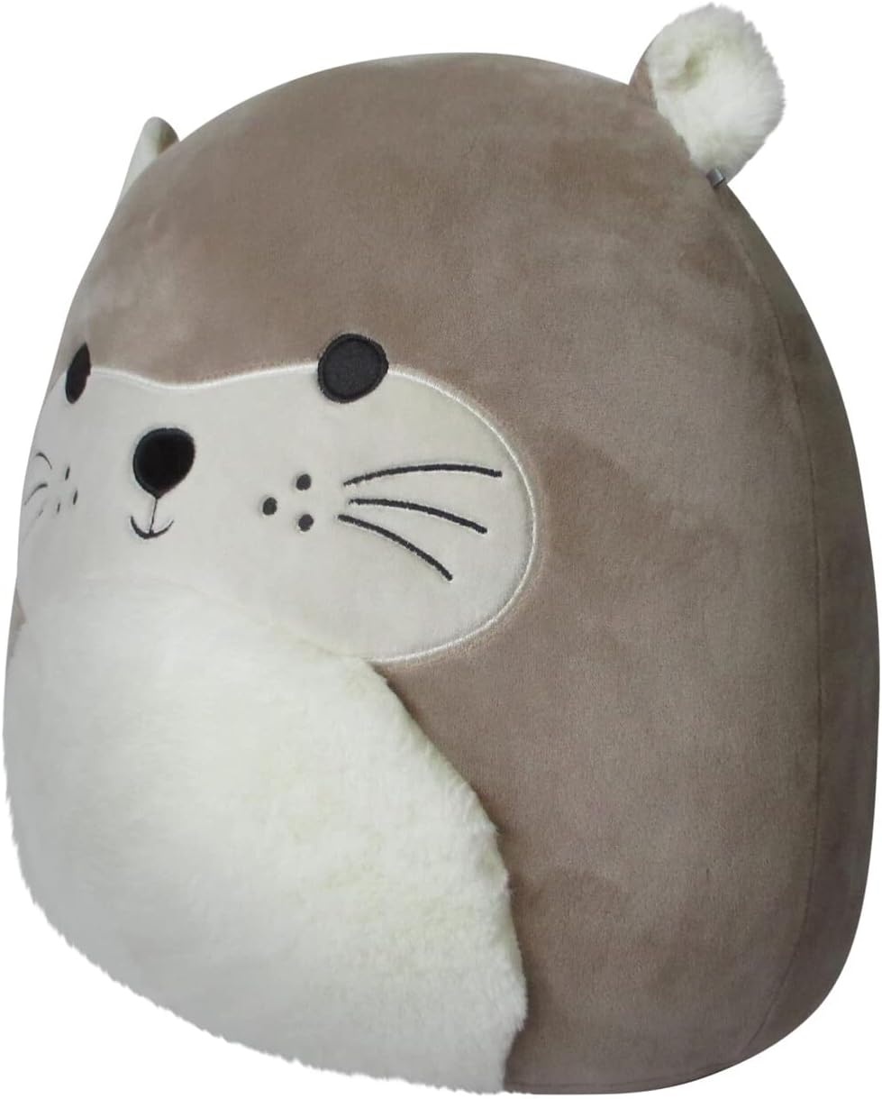 image:imageSquishmallows Original 14Inch Lilou Beige Spotted Seal with White Belly Large Ultrasoft Official Jazwares PlushBrown Otter