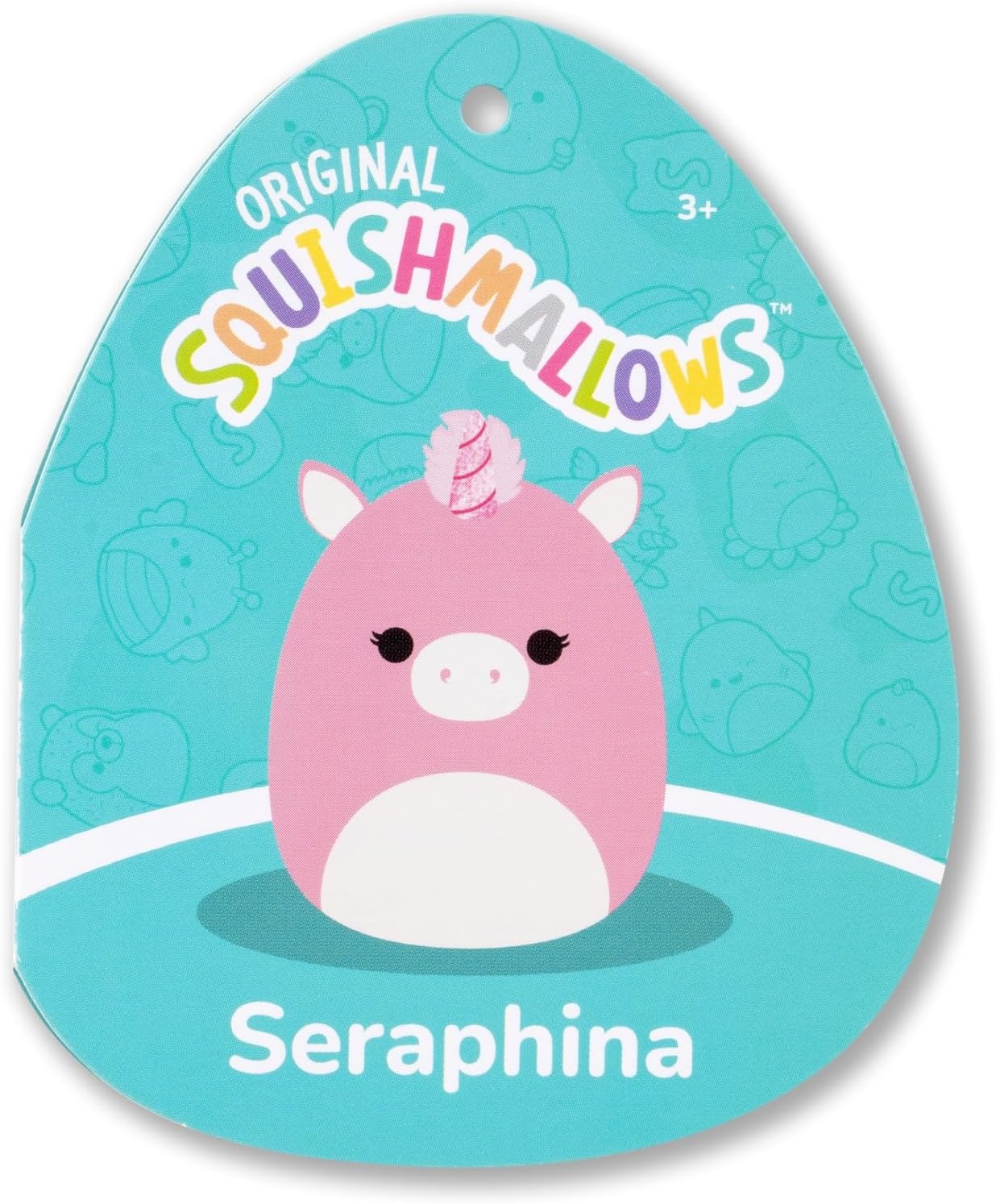image:imageSquishmallows Original 5Inch JT Dark Teal Bigfoot Official Jazwares Plush LittlePink Unicorn