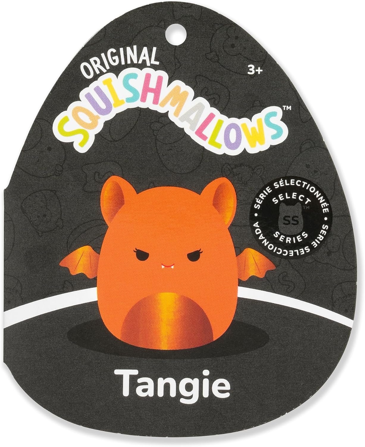 image:imageSquishmallows Original 8Inch Tangie The Mischievous Orange Bat Select Series Jazwares Plush LittleOrange Bat
