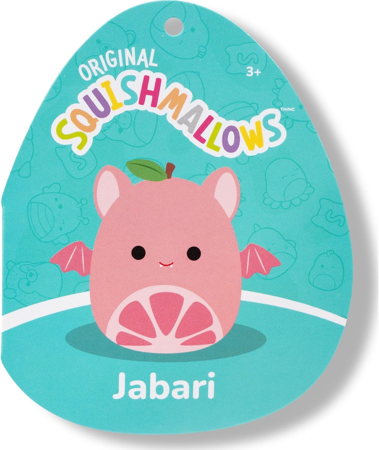 image:imageSquishmallows Original 8Inch Tangie The Mischievous Orange Bat Select Series Jazwares Plush LittlePink Grapefruit Bat