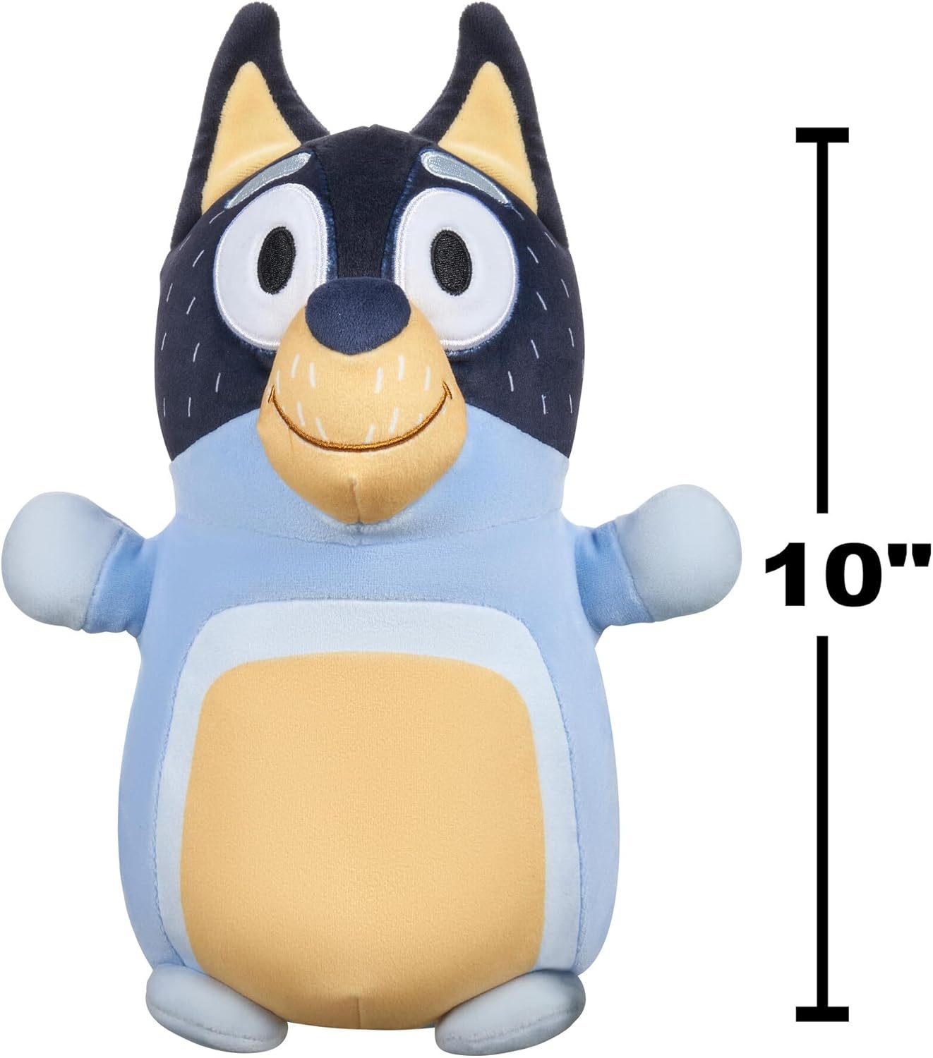 image:imageSquishmallows Original Bluey 10Inch Muffin HugMees MediumSized Ultrasoft Official Jazwares PlushBandit