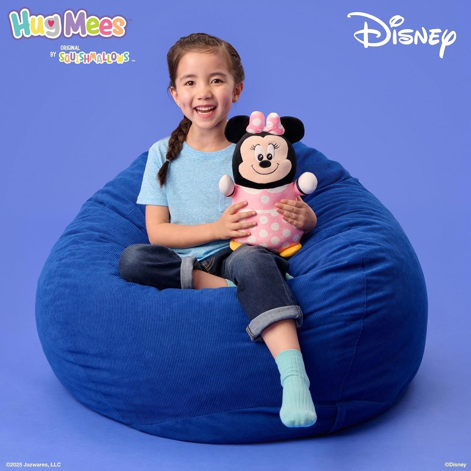 image:imageSquishmallows Original Disney 10Inch Minnie Mouse HugMees MediumSized Ultrasoft Official Jazwares PlushMinnie Mouse