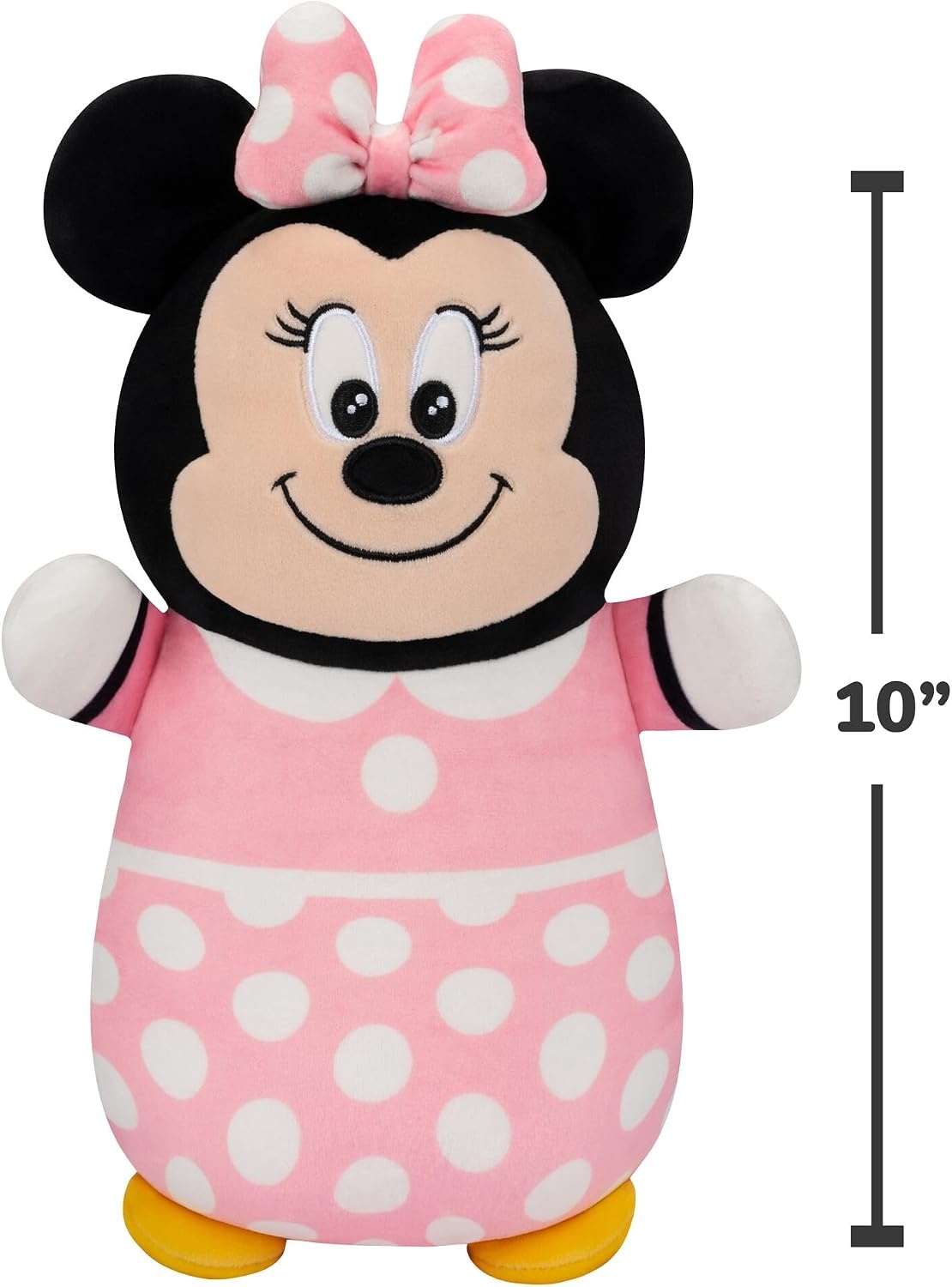 image:imageSquishmallows Original Disney 10Inch Minnie Mouse HugMees MediumSized Ultrasoft Official Jazwares PlushMinnie Mouse