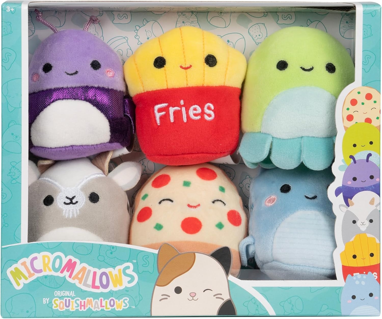 image:imageSquishmallows Original Micromallows 6Pack Archie Axolotl Bimbi Clown LucyMay Llamapegacorn Maritza Cactus Maya Sundae Rodry Bearded DragonSquad 4