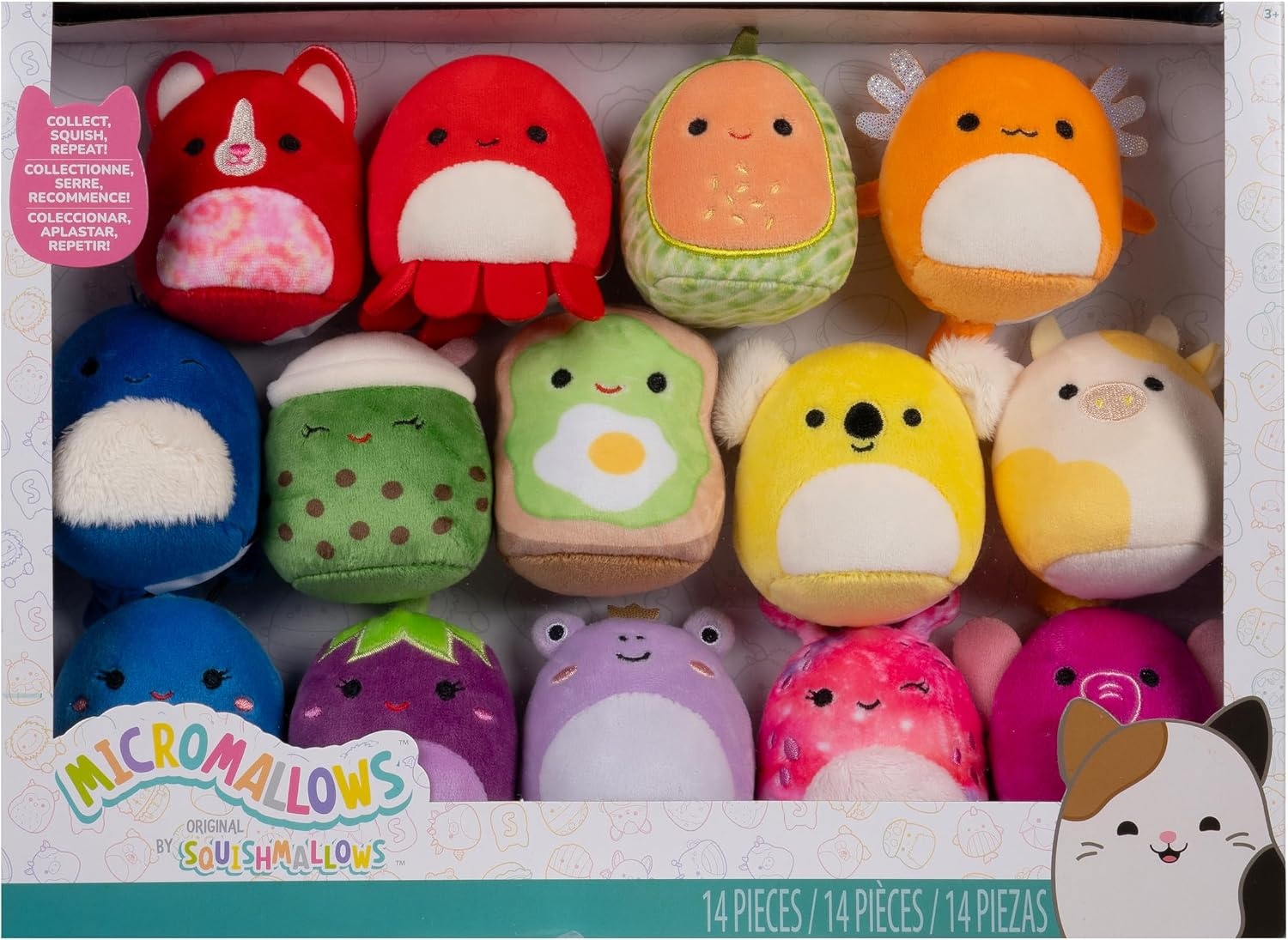 image:imageSquishmallows Original Micromallows Plush Rainbow 14Pack Amazon Exclusive