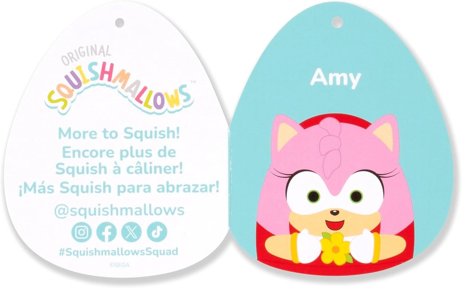 image:imageSquishmallows Original Sonic The Hedgehog 14Inch Sonic Plush Large Ultrasoft Official Jazwares PlushAmy Rose