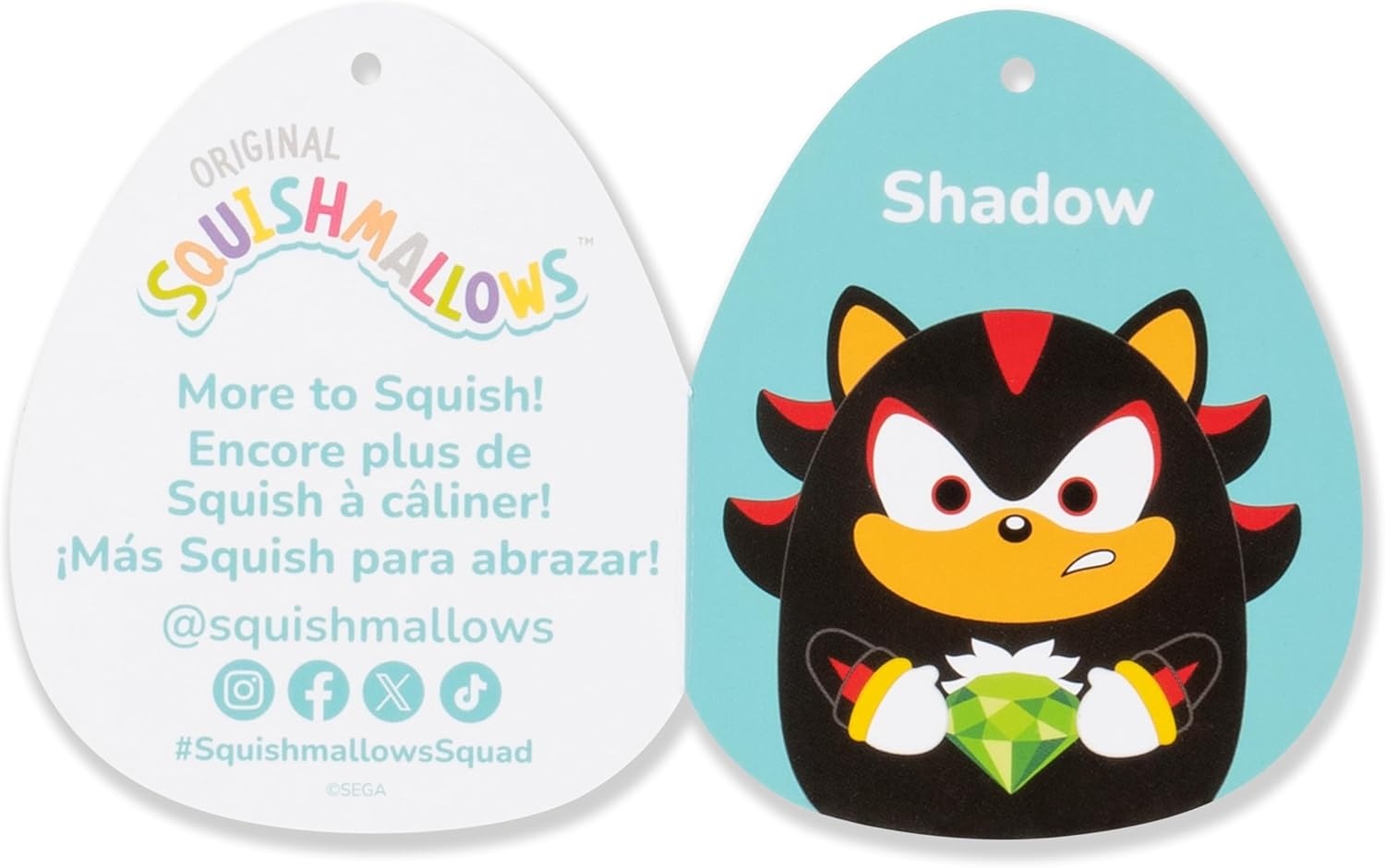 image:imageSquishmallows Original Sonic The Hedgehog 14Inch Sonic Plush Large Ultrasoft Official Jazwares PlushShadow