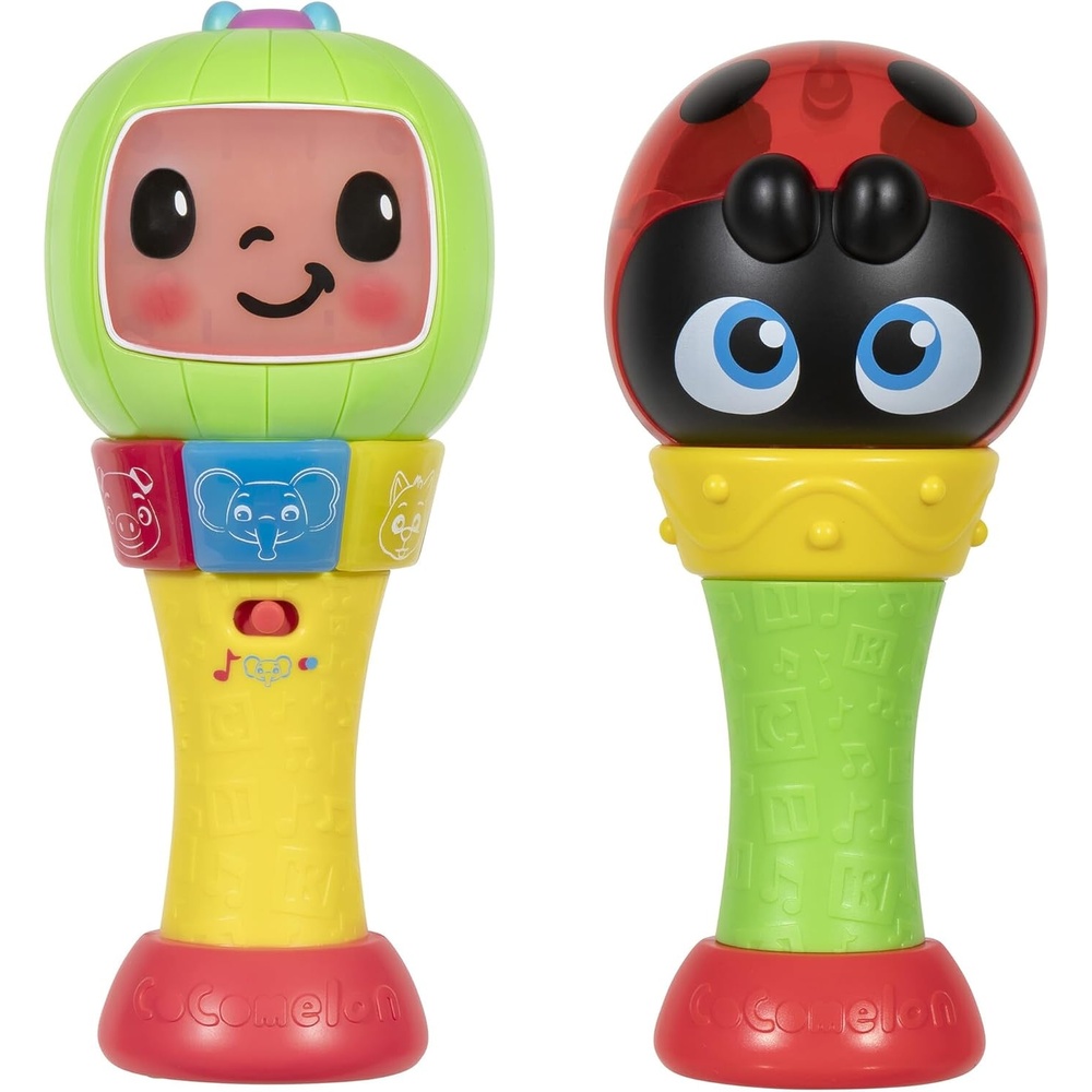 image:imageCoComelon Sing n Play Maracas 3 Play Modes Plays 6 Fan Favorite Song Clips Learn Animal Sounds and Colors Lights Up Two Maracas Musical Instruments for Kids Toddlers and Preschoolers