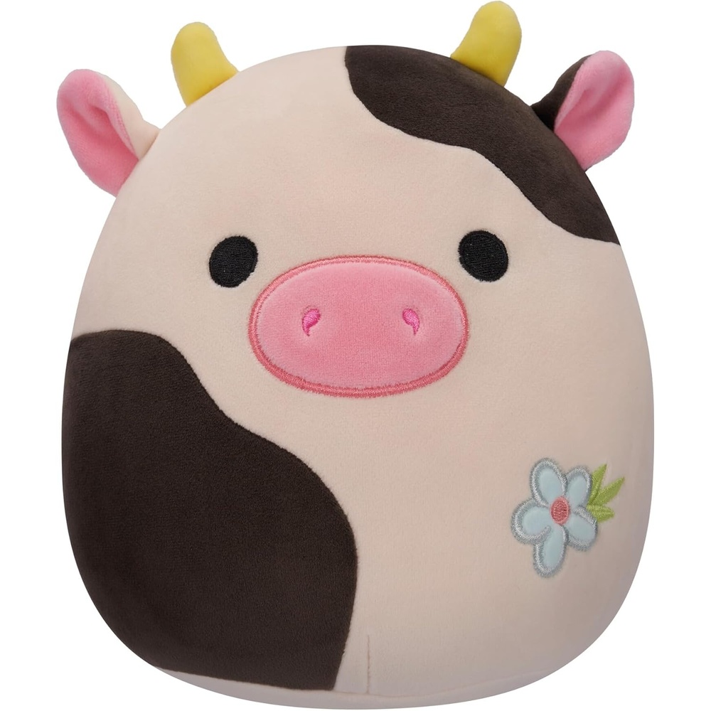 image:imageSquishmallows Original 8Inch Connor Cow with Blue Flower Embroidery Official Jazwares PlushCow