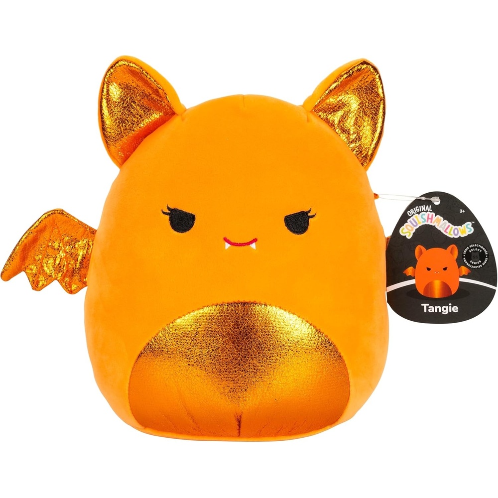 image:imageSquishmallows Original 8Inch Tangie The Mischievous Orange Bat Select Series Jazwares Plush LittleOrange Bat