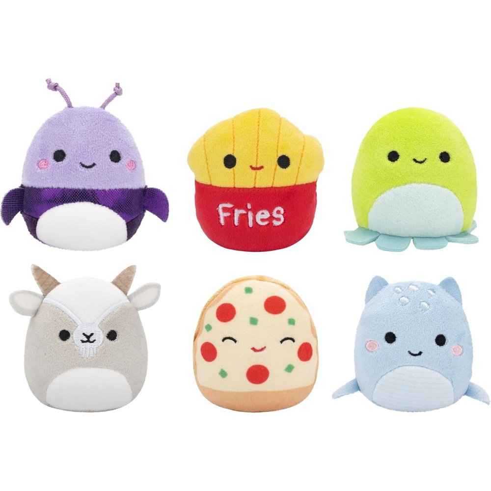 image:imageSquishmallows Original Micromallows 6Pack Archie Axolotl Bimbi Clown LucyMay Llamapegacorn Maritza Cactus Maya Sundae Rodry Bearded DragonSquad 4