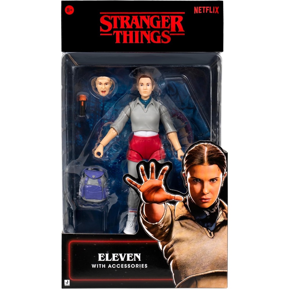 image:imageStranger Things Demogorgon Upside Down Collector Figure 6Inch Highly Detailed Figure with Alternate Head and Environmental Display BaseEleven