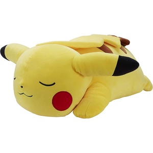 image:imagePokemon 18 Plush Sleeping Pikachu  Cuddly Must Have Fans  Plush Perfect for Traveling Car Rides Nap Time and Play Time