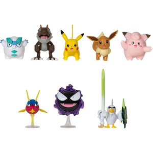 image:imagePokmon Battle Figure 8 Pack  Six 2Inch and Two 3Inch Battle Figures Including Pikachu  Amazon Exclusive