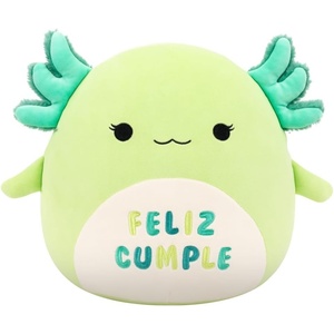 image:imageSquishmallows Original 12Inch Sharon The Teal Shark with Party Hat  Confetti Belly  Official Jazwares Happy Birthday Plush MediumSizedGreen Axolotl feliz Cumple