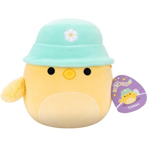 image:imageSquishmallows Original 8Inch Connor Cow with Blue Flower Embroidery  Official Jazwares PlushChick With Bucket Ha