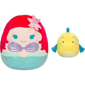 image:imageSquishmallows Original Disney 10Inch Ariel and 4Inch Flounder 2Pack Plush  Ultrasoft Official Jazwares Plush